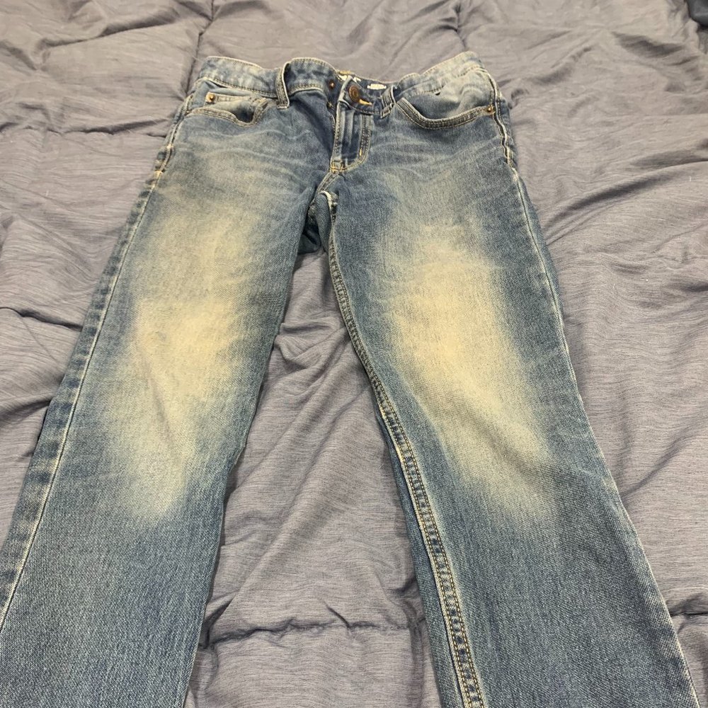 Boys skinny blue jeans size 10